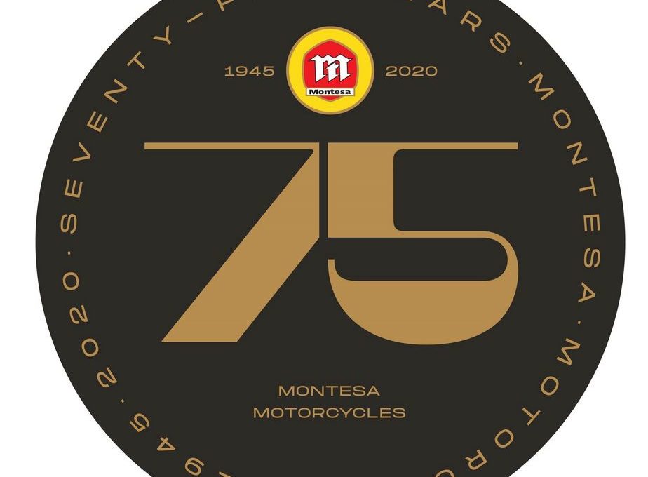 El logo de Montesa amb el 75